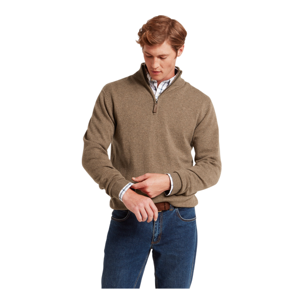 Schoffel Lewis Lambswool 1/4 Zip Jumper