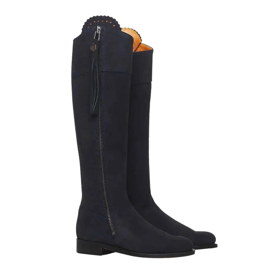 Fairfax Favor Regina Suede Boots for Women in Navy