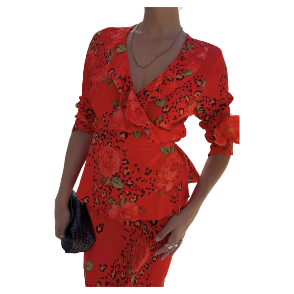 Never Fully Dressed Rosie Long Sleeve Wrap Top