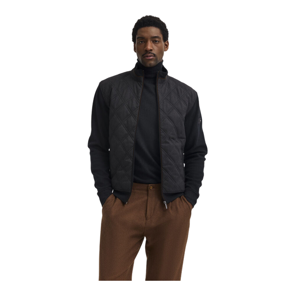 Bugatti Diamond Front Zip Cardigan