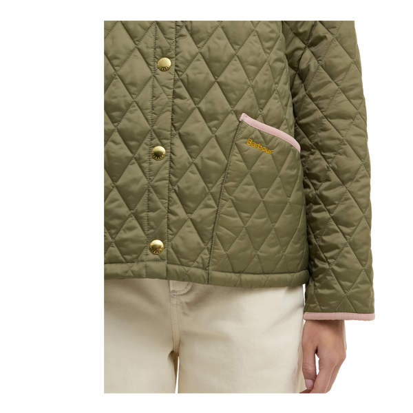 Barbour Icons Cropped Liddesdale Quilted Jacket