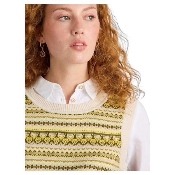 White Stuff Fairisle Stripe Tank