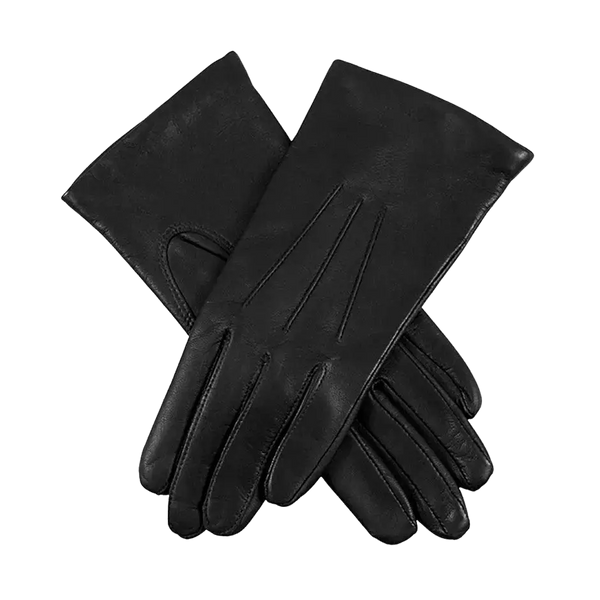 Dents Emma Classic Hairsheep Leather Gloves for Women in Black