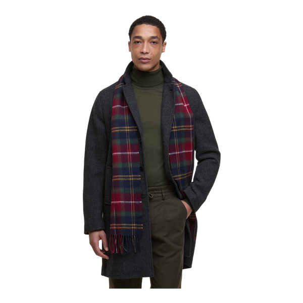 Barbour Wool Cashmere Tartan Scarf