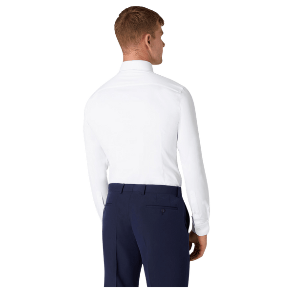 Remus Uomo Tapered Plain Long Sleeve Shirt for Men