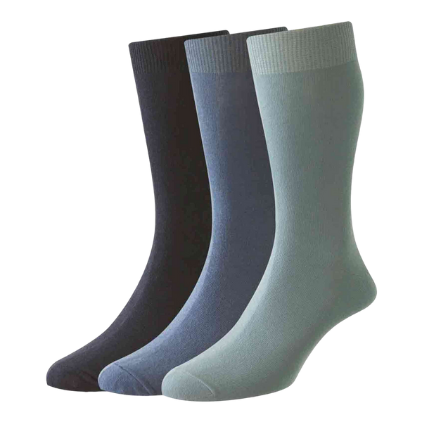HJ Hall HJ7116/3 3 Pack Cotton Socks