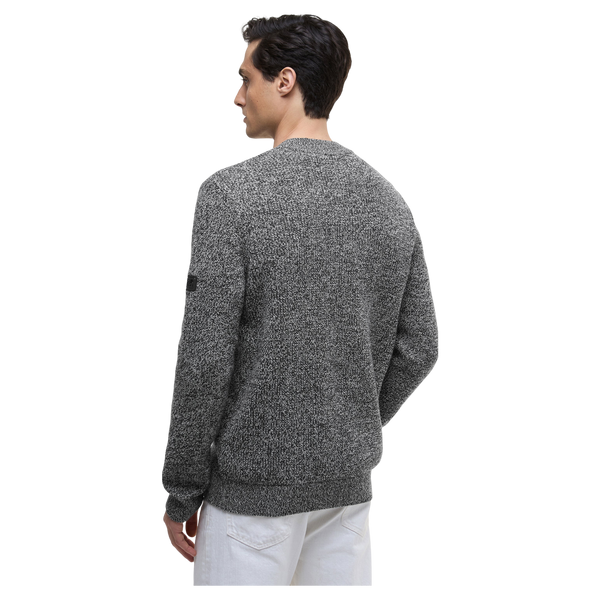 Barbour International Declan Yarn Twist Crew Neck Jumper