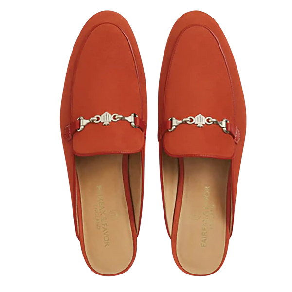 Fairfax & Favor The Tuddenham Suede Slip-On Mules