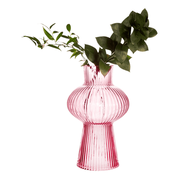 Sass & Belle Shapely Fluted Glass Vase