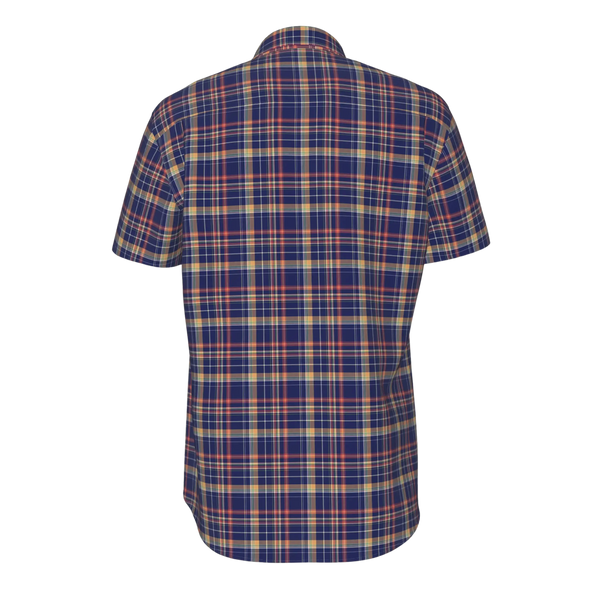Fynch-Hatton Summer Seersucker Short Sleeve Shirt for Men