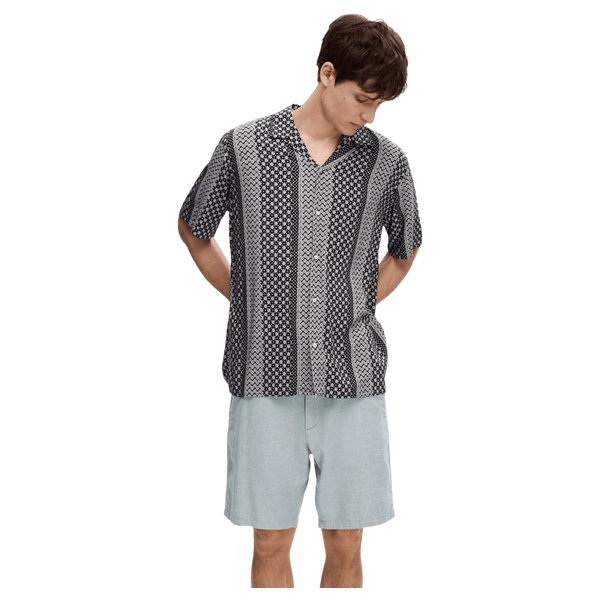 Selected Patterned Short Sleeved Shirt for Men