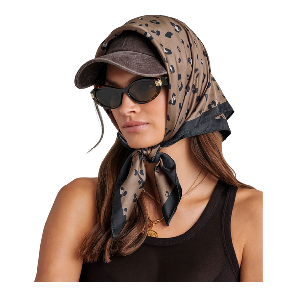 Katie Loxton Leopard Saten Multiway Scarf