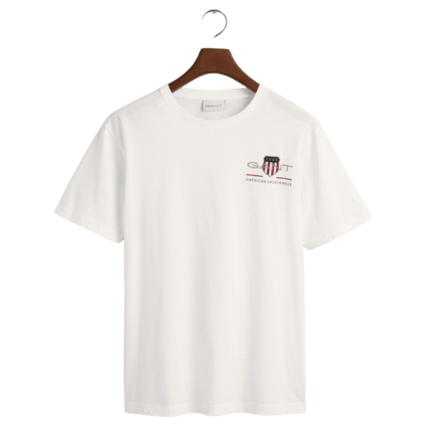 GANT Regular Archive Shield Embroidered Short Sleeve T-Shirt