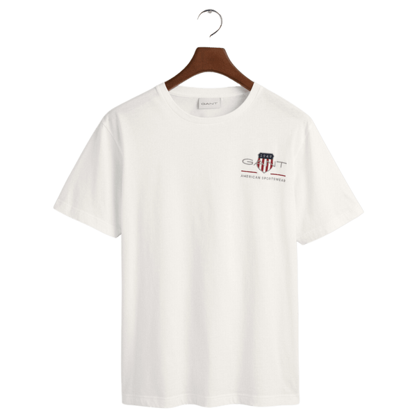 GANT Regular Archive Shield Embroidered Short Sleeve T-Shirt for Men