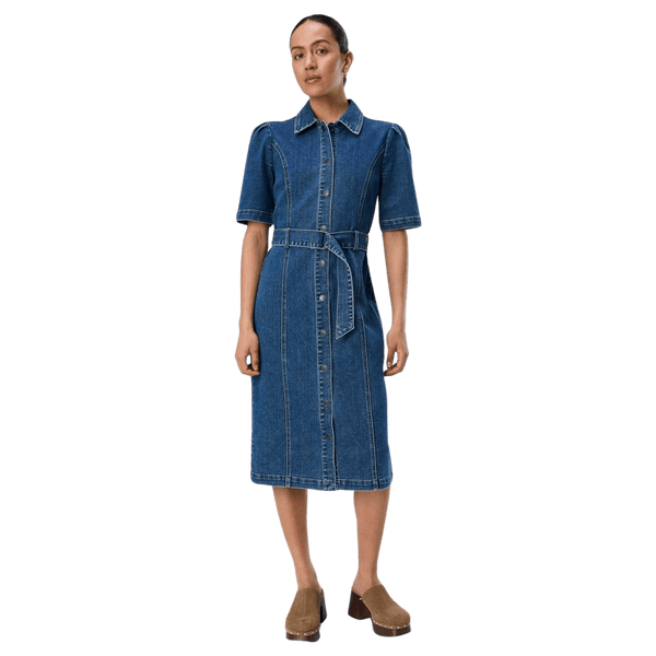 Object Carol Denim Midi Dress
