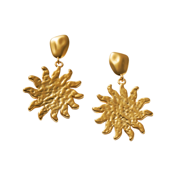 Katie Loxton Solesi Sun Waterproof Gold Earrings