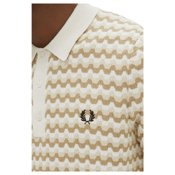 Fred Perry Boucle Jacquard Polo Shirt