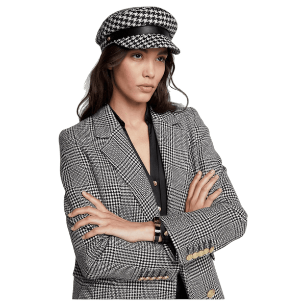 Holland Cooper Double Breasted Jacket for Women in Prince Of Wales Mono