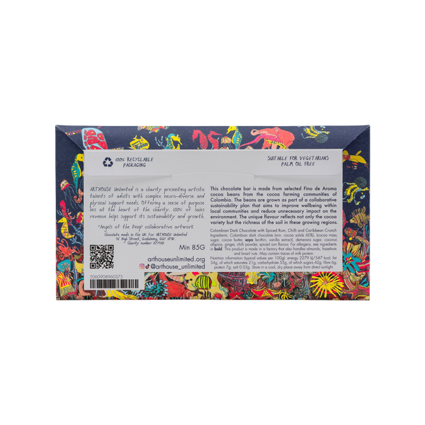 Arthouse Unlimited Angels Of The Deep Dark Chocolate Bar