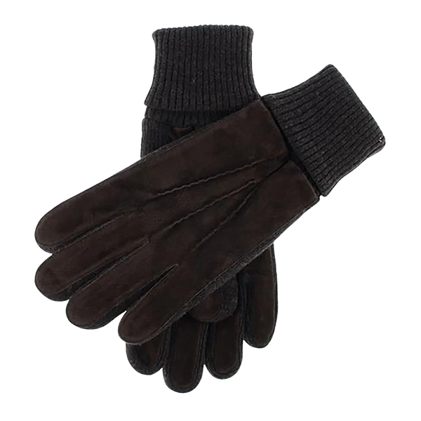 Dents Kendal Suede Gloves with Acrylic Cuffs for Men