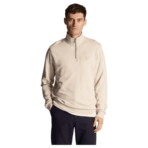 Lyle & Scott Tonal Eagle 1/4 Zip Sweatshirt