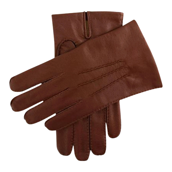 Dents Kent Leather Acrylic Gloves for Men in Tan