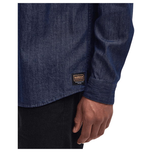 Barbour International Dalston Denim Long Sleeve Shirt for Men