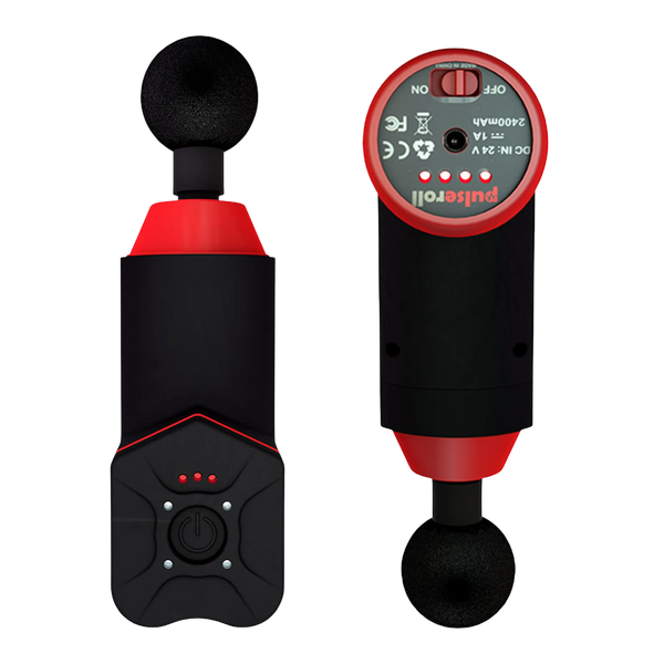 Pulseroll Percussion Massage Gun in Black