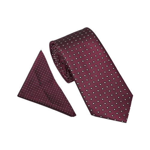 William Turner Occasion Pin Spot Tie and Pocket Square Set