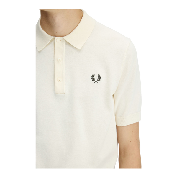 Fred Perry Cotton Knitted Polo Shirt