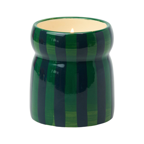 Paddywax Cabana 6.5oz Striped Candle