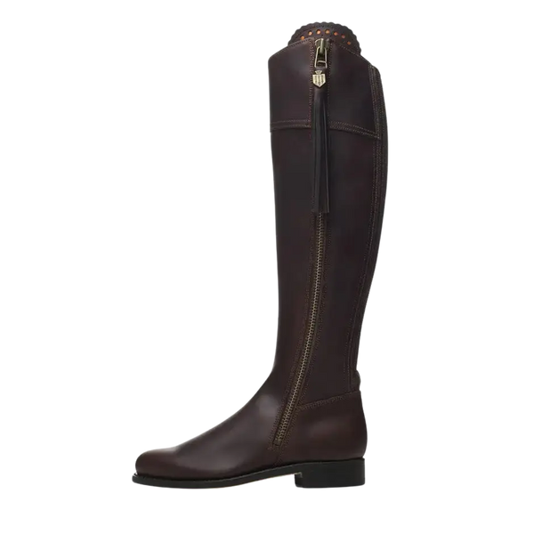 Fairfax & Favor Regina Leather Boots in Brown