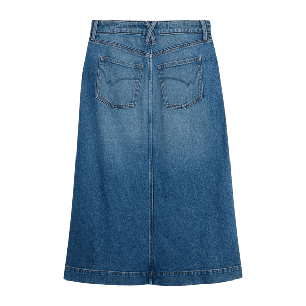 White Stuff Allie Denim Midi Skirt for Women