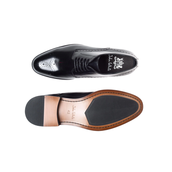 John White Pembroke Punch Front Derby Shoes for Men