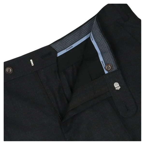 Douglas Hopsack Suit Trousers for Men