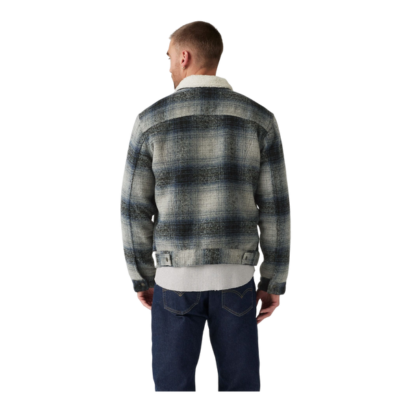 Levi's Plaid Type 3 Sherpa Truck Jacket