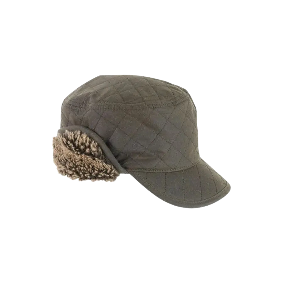 Men's barbour fleece lined trapper waxed hat deals