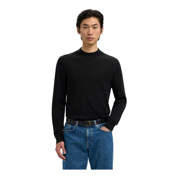 Selected Ray Long Sleeve Knit Merino Mock Neck