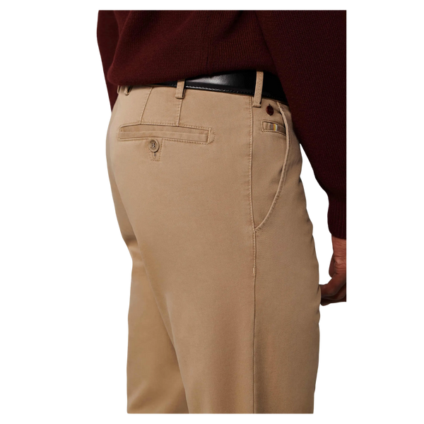 Meyer Roma Soft Cotton Chino In Pale Beige for Men