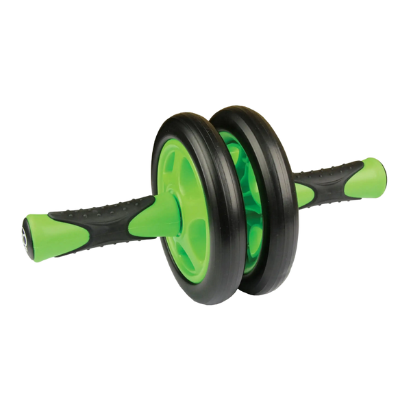 Fitness Mad Duo Ab Wheel in Black & Green