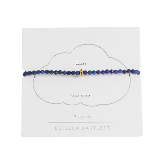 Estella Bartlett Lapis Lazuli Cz Disc Amelia Bracelet