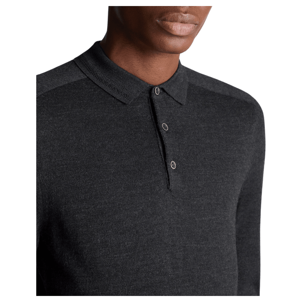 Remus Uomo Long Sleeve Polo Shirt for Men