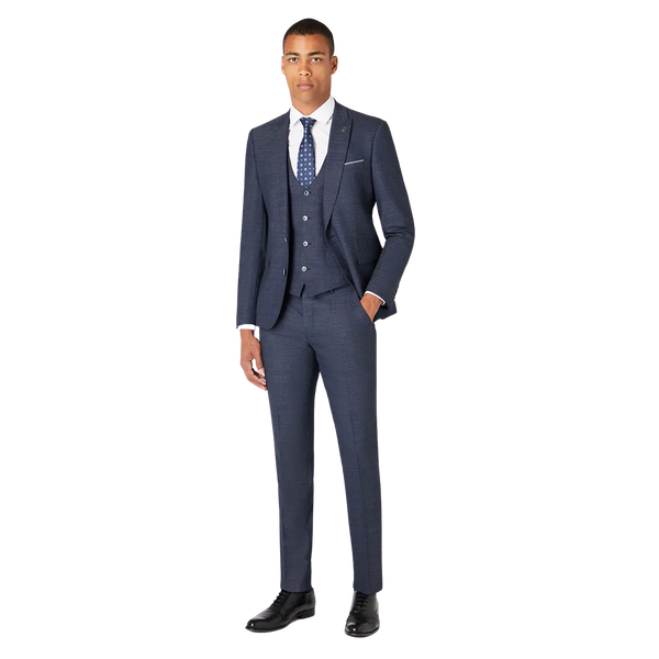 Remus Uomo Birdseye Three Piece Suit for Men