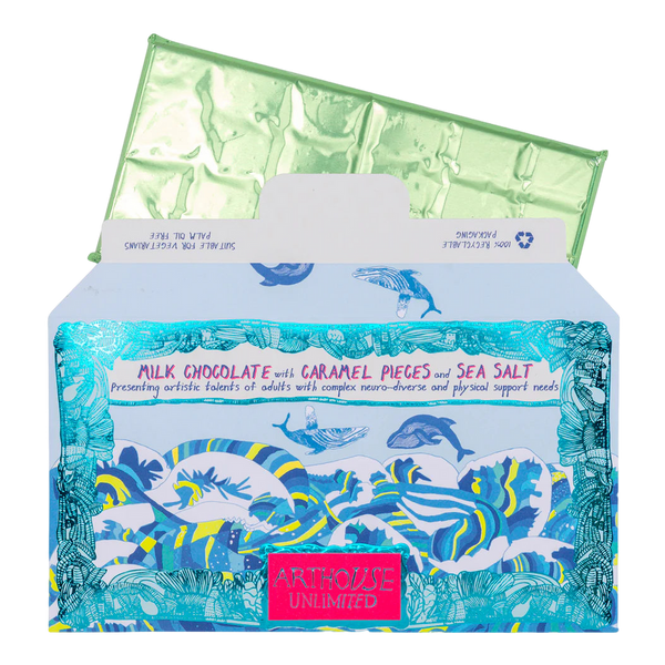 Arthouse Unlimited Swim With Whales Milk Chocolate Bar
