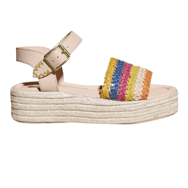 White Stuff Woven Espadrille Flatform Sandals