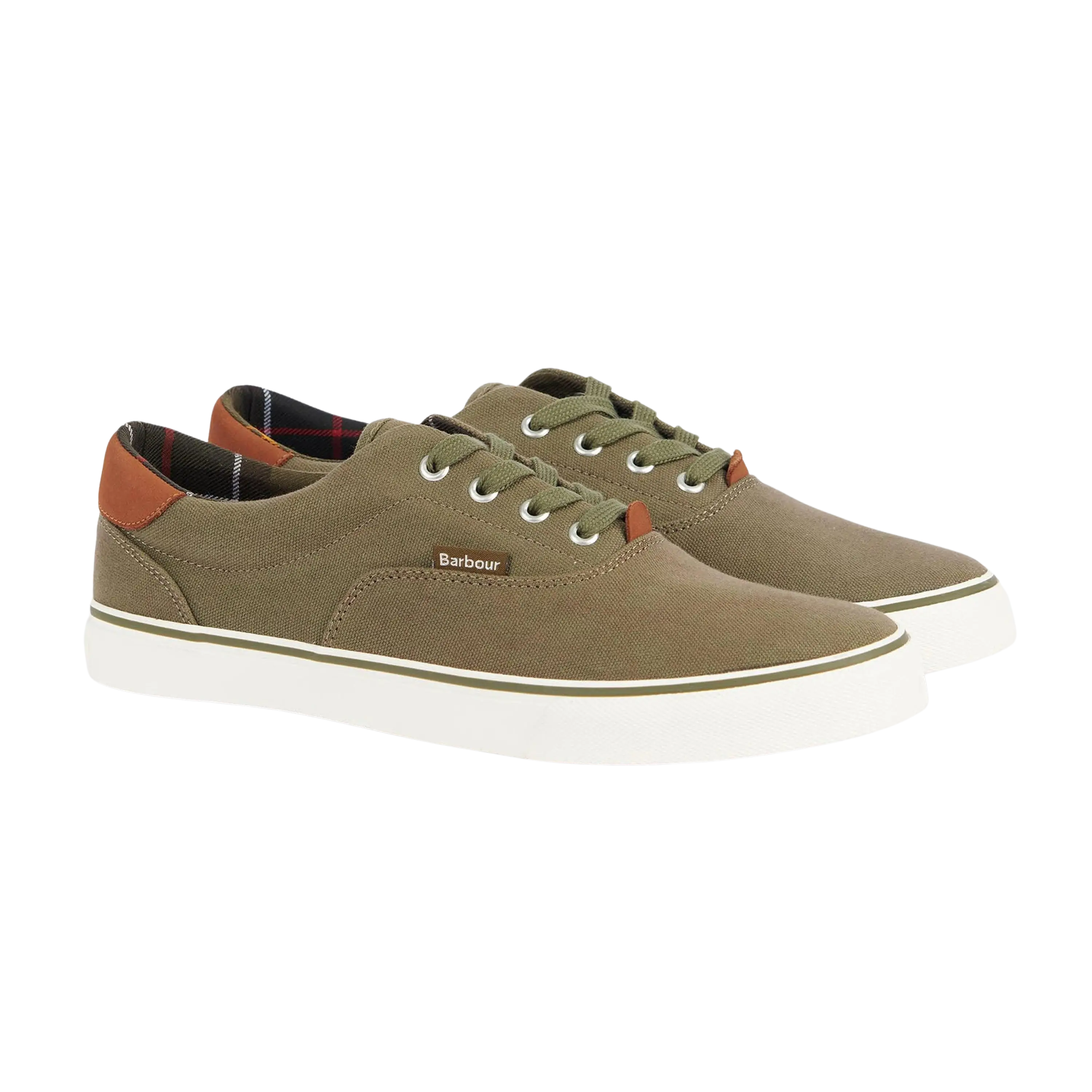 Barbour Leonard Canvas Trainer Shoes For Men Coes