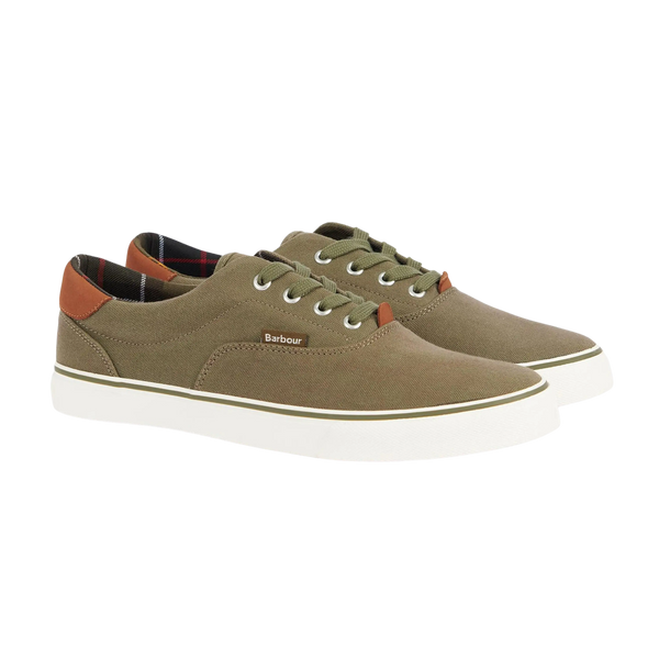 Barbour Leonard Canvas Trainer Shoes for Men