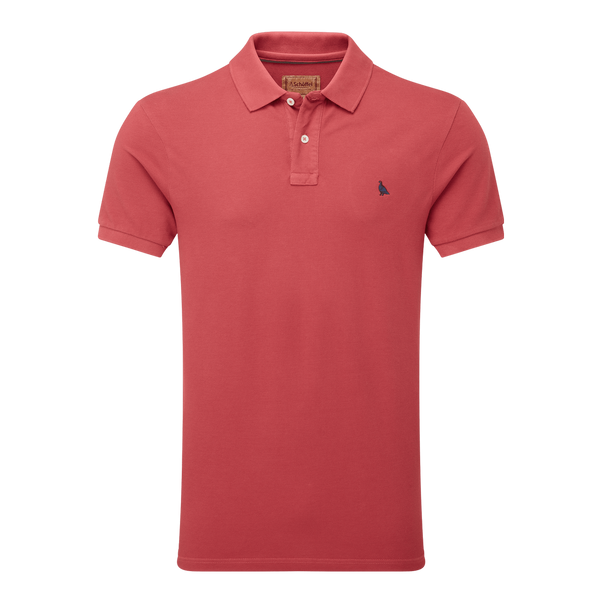 Schoffel St Ives Garment Dyed Short Sleeve Polo Shirt
