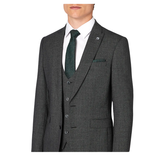 Remus Uomo Birdseye Three Piece Suit for Men