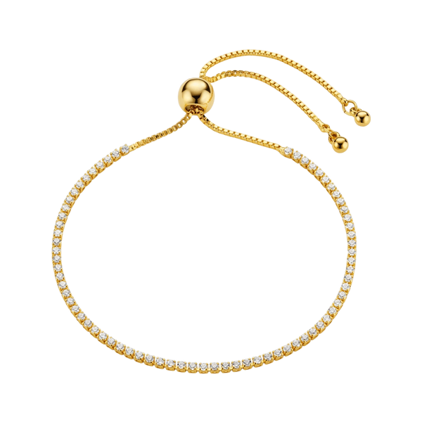 Orelia Jewellery Fine Crystal Tennis Slider Bracelet